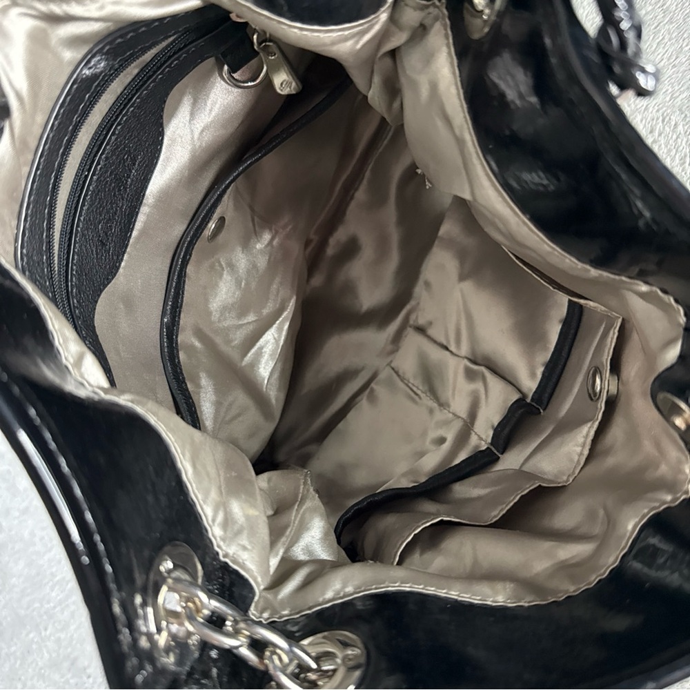 Grace Adele Leopard Print Chain Strap Bag Tote - image 7